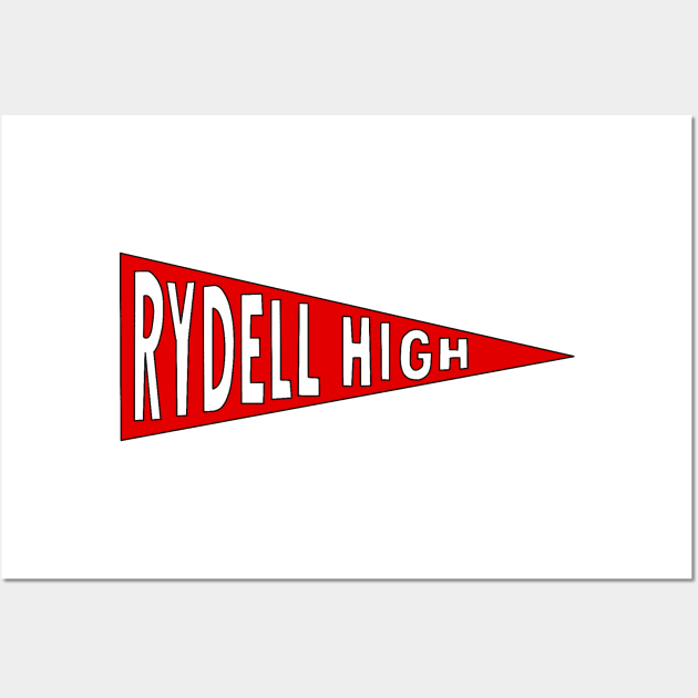 Rydell High Flag Wall Art by Coach Alainne Designs